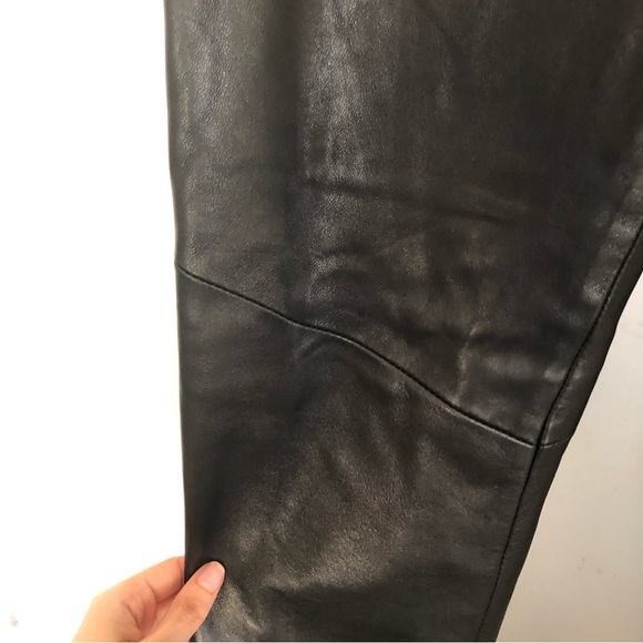 Danier Genuine Leather Trousers (size 2) - Picture 3 of 16